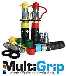 Multi Grip - Handgriffe und farbliche Kennzeichnungen von Hydraulikschlauchleitungen als Baukastensystem